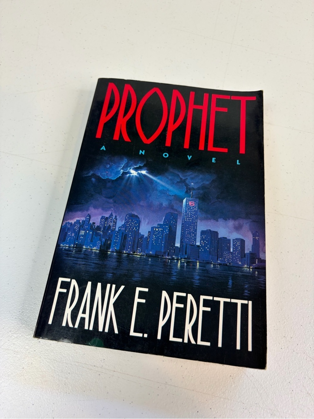 Prophet Frank E Peretti Christian Novel Softcover Book Used